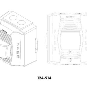 Sea-Fire Horn Strobe 12/24 V, Waterproof