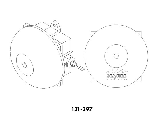 Sea-Fire Remote Bell 12 VDC with Waterproof Case