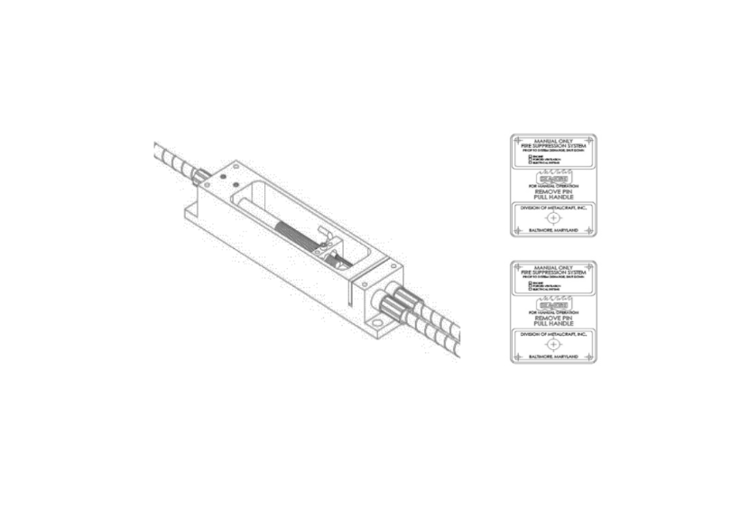 Dual Pull Station to Single Cylinder Discharge Adapter