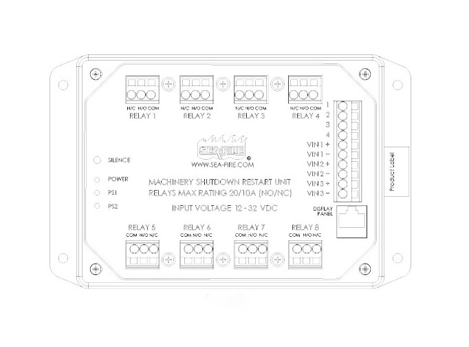 Machinery Shutdown Restart Unit (De-Energized)