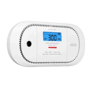 Sea-Fire Carbon Monoxide Alarm, Surface Mount, White, Battery Operated, EU