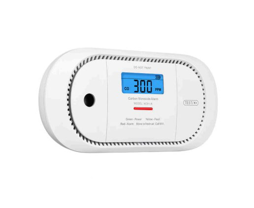 Sea-Fire Carbon Monoxide Alarm, Surface Mount, White, Battery Operated, US