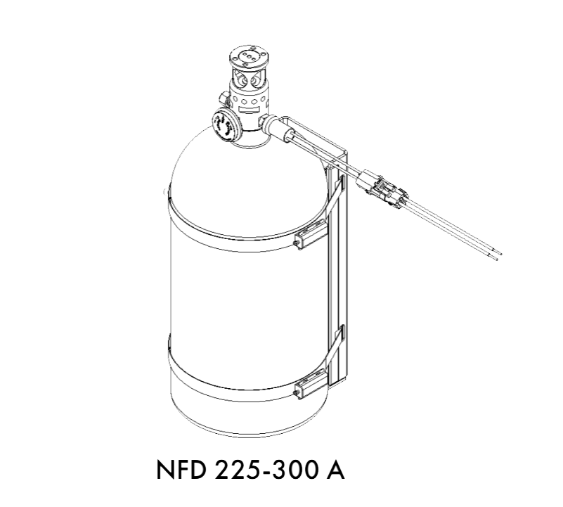 Sea-Fire NFD 225-300 A Automatic - Manual Extinguishing System