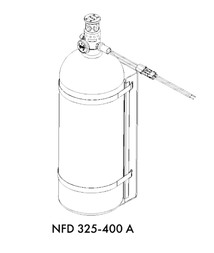 Sea-Fire NFD 325-400 A Automatic - Manual Extinguishing System