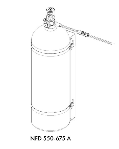 Sea-Fire NFD 550-675 A Automatic - Manual Extinguishing System