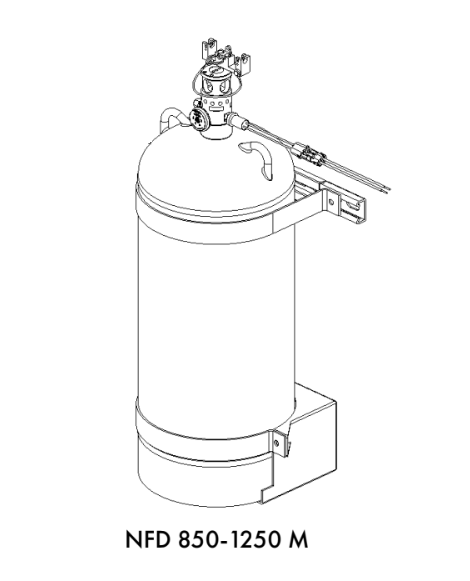 Sea-Fire NFD 850-1250 M Automatisch - Handmatig Blussysteem