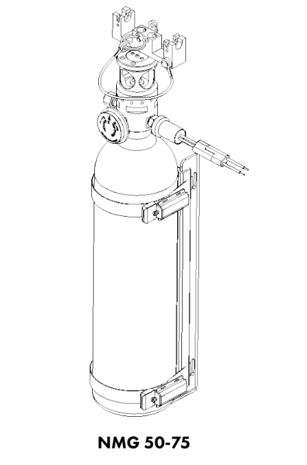 Sea-Fire NMG 50-75 Manual Only Non-Refillable Systems
