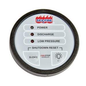 System Monitor and Engine Shutdown Control (MSRS Displays) with High Temp Sensor - Round